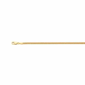Gold chain necklace with lobster clasp