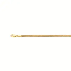Gold chain necklace with lobster clasp