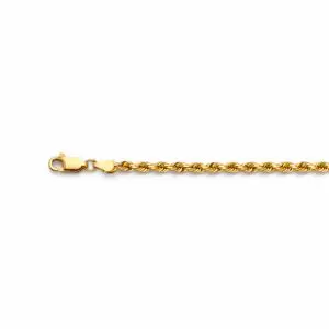 gold rope chain with lobster clasp