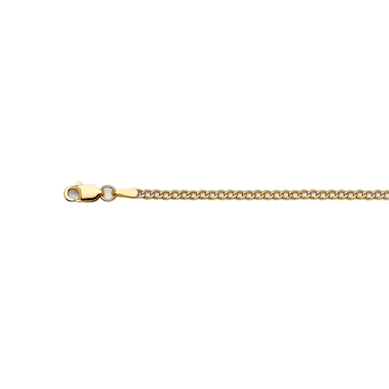 gold chain necklace with lobster clasp