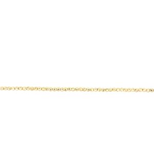 Delicate gold beaded chain necklace